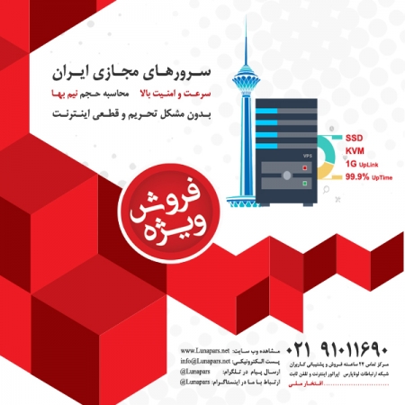 افتخاری دیگر: آغاز واگذاری سرورهای مجازی ایران با هارد SSD در دیتاسنتر برج میلاد